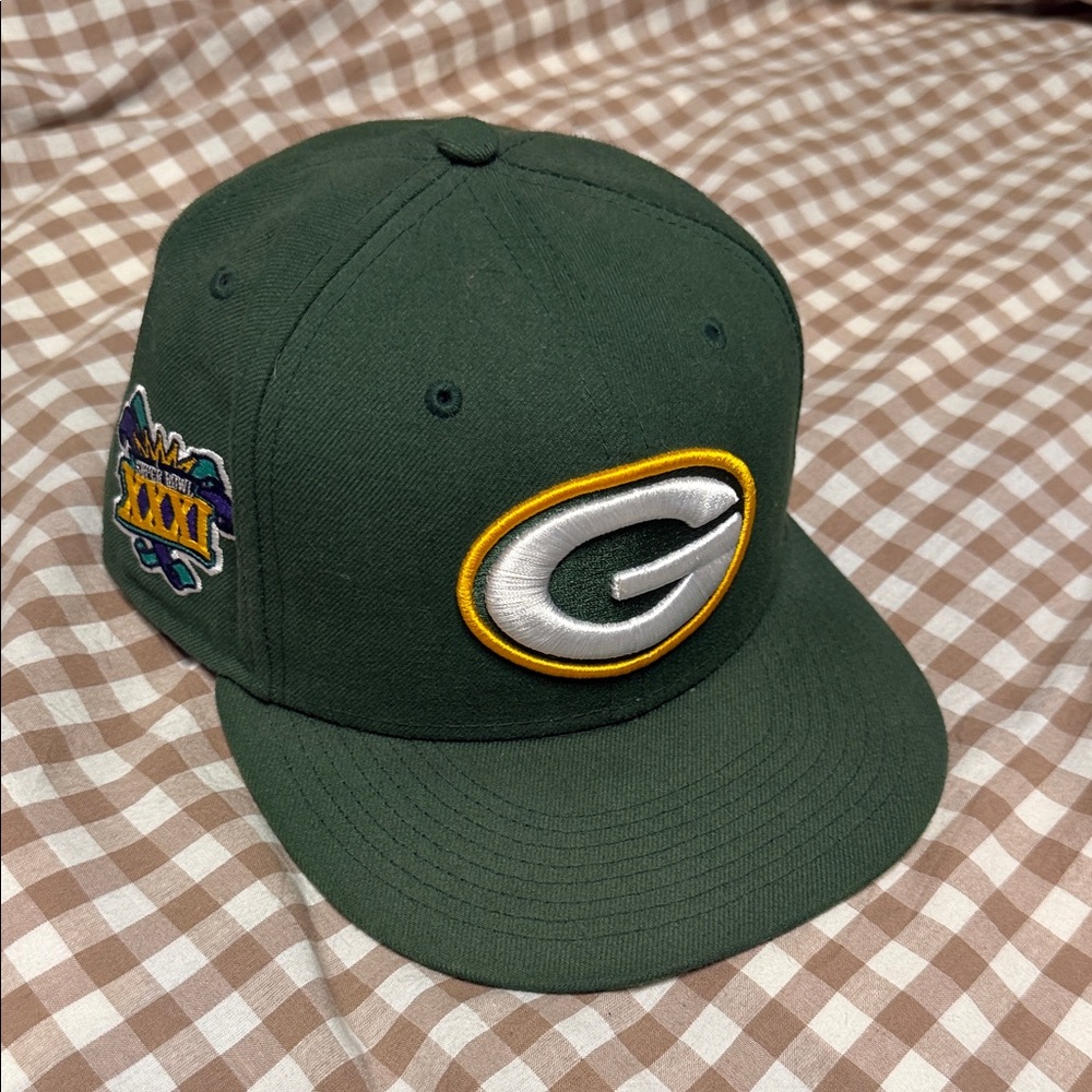 New Era Green Bay Packers Fitted Cap 7 3/8